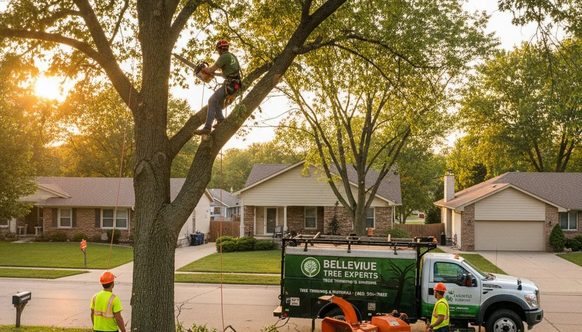 Professional tree removal service in Omaha, NE by certified arborists at Tree Trimming Omaha NE