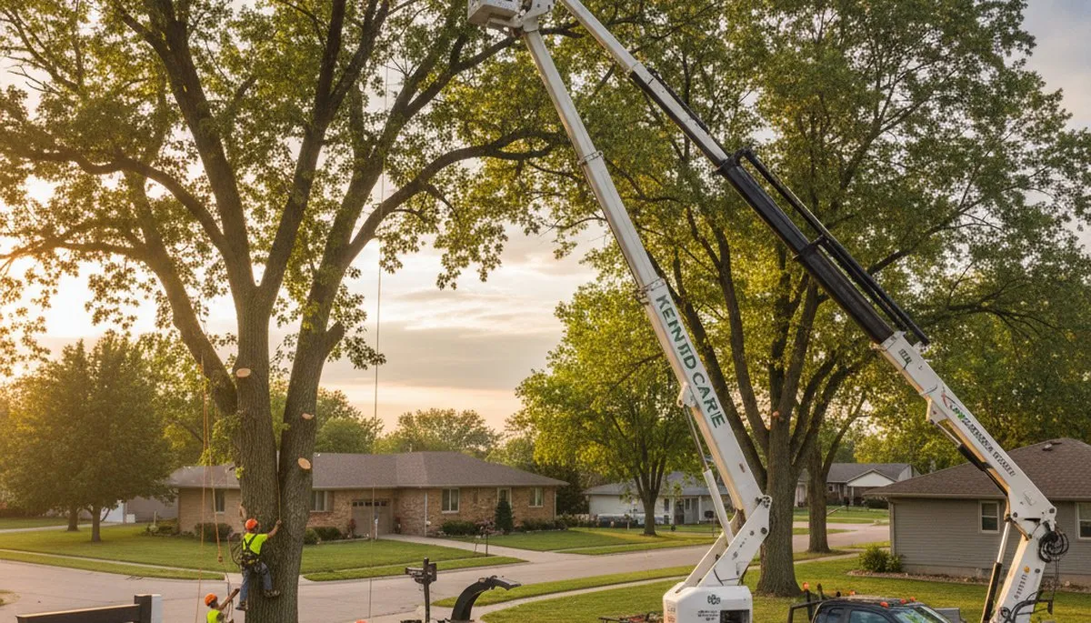 Professional tree removal service in Omaha, NE by certified arborists at TreeTrimmingOmahaNE
